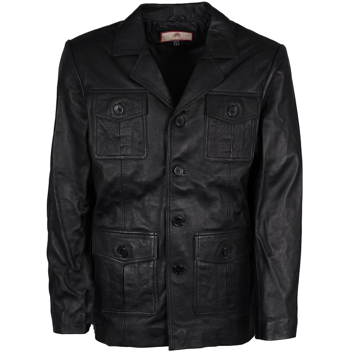 Real Hoxton Safari Jacket - Black
