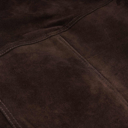 Real Hoxton Suede Bomber Jacket - Brown