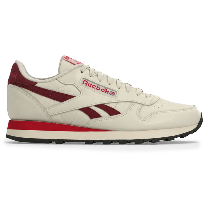 Reebok Classic Leather Sneakers - Buttercream/Merlot