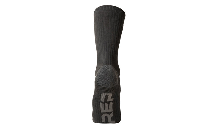 The REP Fitness REP® Midweight Crew Sock in Heather Black/Heather Cool Gray back