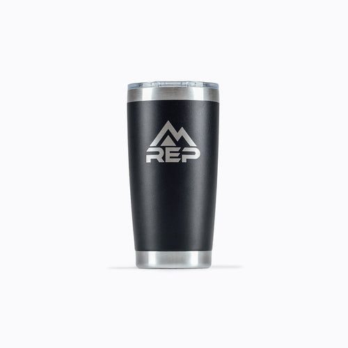 REP Tumbler - Stainless Steel with REP logo and mountain and polycarbonate lid