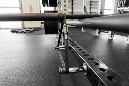 The REP Fitness Resistance Bands 2.0 in barbell attachment