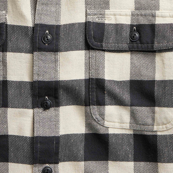 RRL by Ralph Lauren Buffalo Check Twill Workshirt - Black