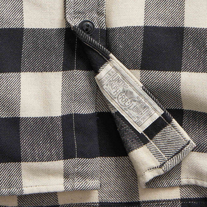 RRL by Ralph Lauren Buffalo Check Twill Workshirt - Black
