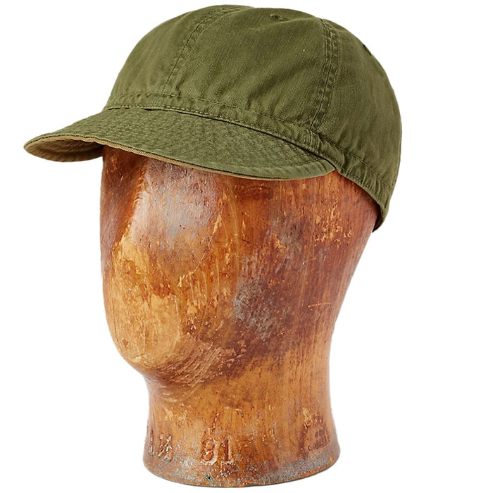 RRL by Ralph Lauren Herringbone Twill Service Cap - Khaki