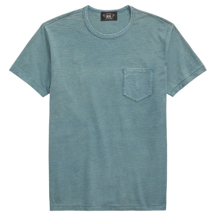 RRL by Ralph Lauren Jersey Pocket T-Shirt - Indigo Blue