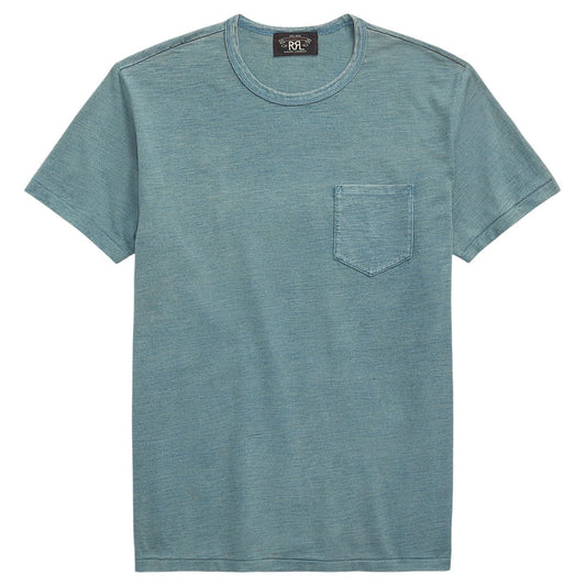 RRL by Ralph Lauren Jersey Pocket T-Shirt - Indigo Blue
