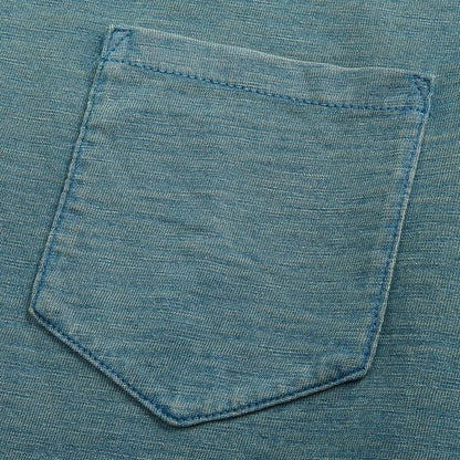 RRL by Ralph Lauren Jersey Pocket T-Shirt - Indigo Blue