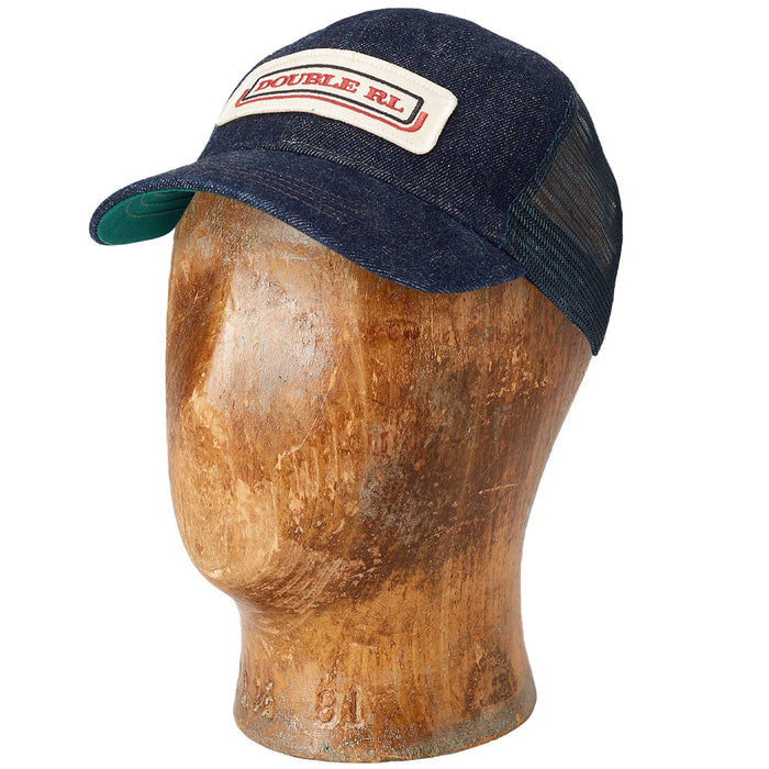 RRL by Ralph Lauren Logo-Patch Denim Trucker Cap - Indigo
