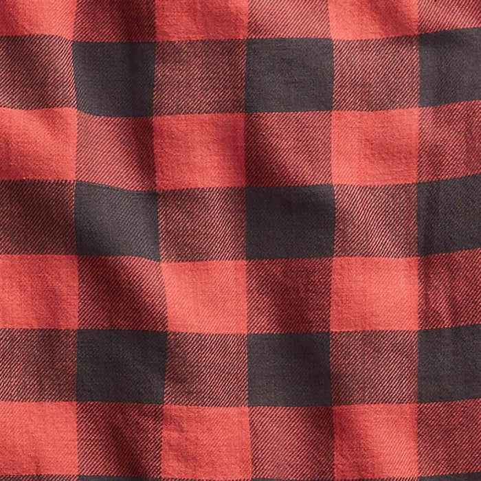 RRL by Ralph Lauren Plaid Twill Workshirt - Red and Black