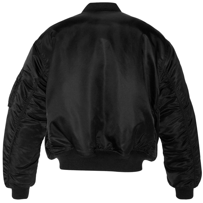 Schott NYC MA-1 90's Fit Bomber Jacket - Black