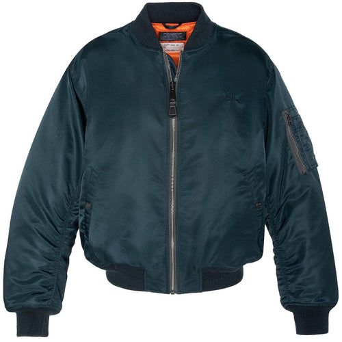 Schott NYC MA-1 90's Fit Bomber Jacket - Navy