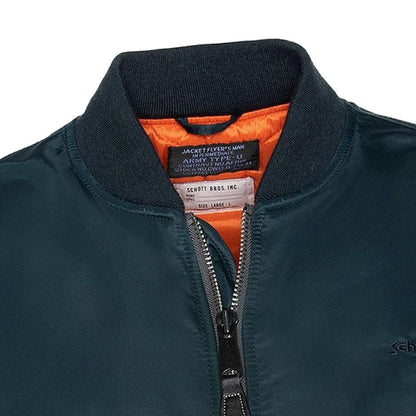 Schott NYC MA-1 90's Fit Bomber Jacket - Navy