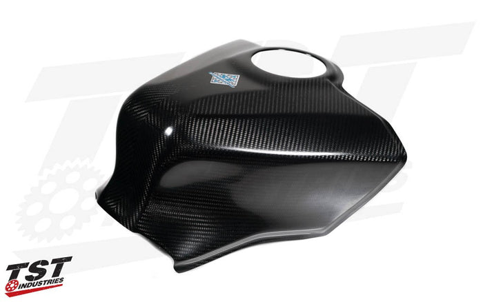 Version 2 SE Moto Carbon Fiber Tank Shroud.