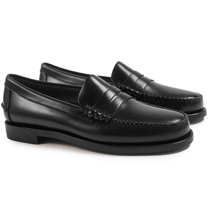 Sebago Classic Dan Leather Loafer - Black
