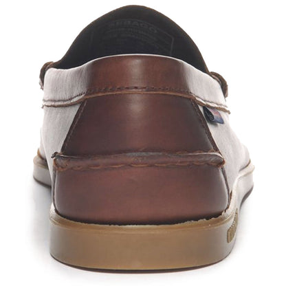 Sebago Dolphin Waxed Leather Loafer - Brown Gum