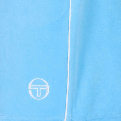 Sergio Tacchini Tasso Velour Short - Baltic Sea