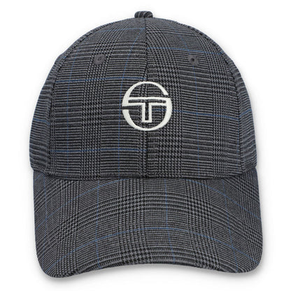 Sergio Tacchini Wessler Classic 6 Panel Strapback Cap - Charcoal