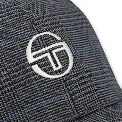 Sergio Tacchini Wessler Classic 6 Panel Strapback Cap - Charcoal