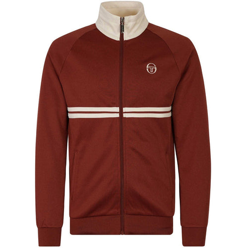 Sergio Tacchini x Stuarts x Stuarts Dallas Track Top - Merlot/Buttercream