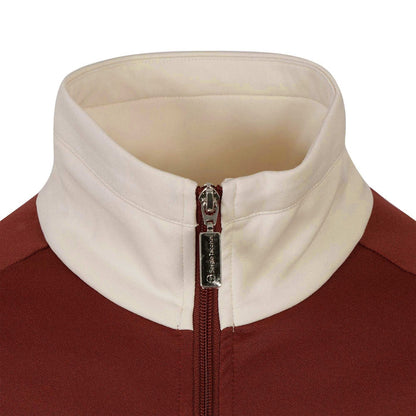 Sergio Tacchini x Stuarts x Stuarts Dallas Track Top - Merlot/Buttercream