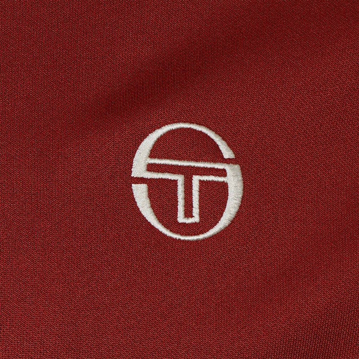 Sergio Tacchini x Stuarts x Stuarts Dallas Track Top - Merlot/Buttercream