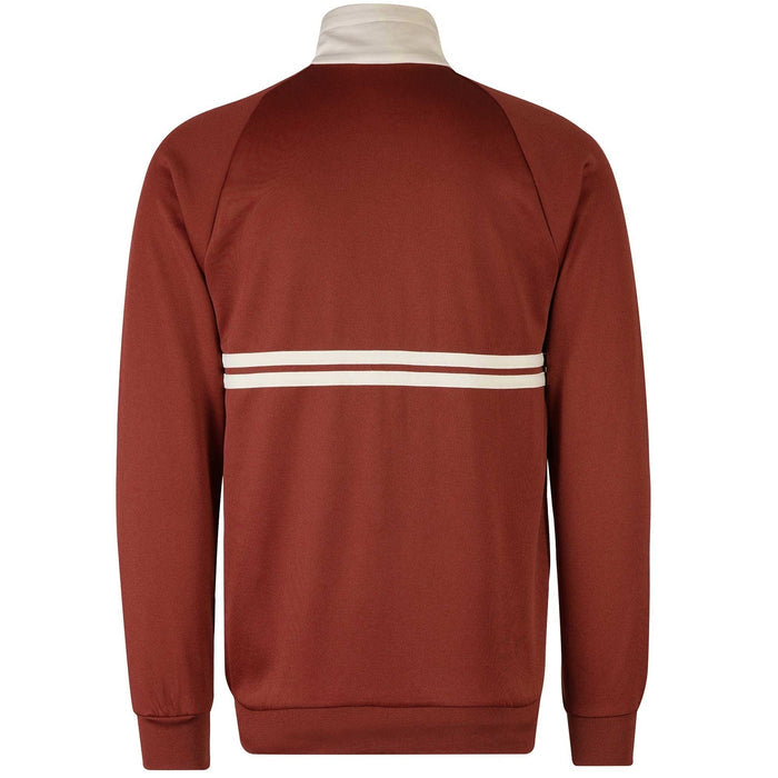 Sergio Tacchini x Stuarts x Stuarts Dallas Track Top - Merlot/Buttercream