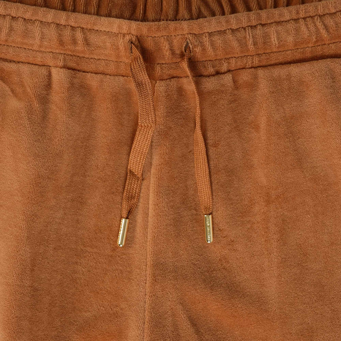 Sergio Tacchini x Stuarts x Stuarts Damarindo Velour Track Pants - Almond/Maritime Blue