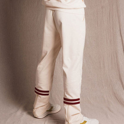 Sergio Tacchini x Stuarts x Stuarts Orion Track Pants - Buttercream/Merlot
