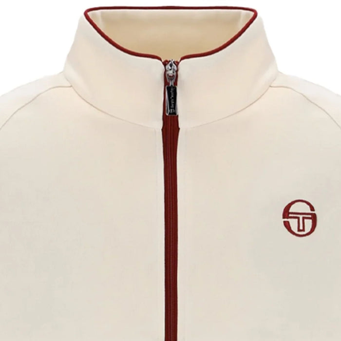 Sergio Tacchini x Stuarts x Stuarts Orion Track Top - Buttercream/Merlot