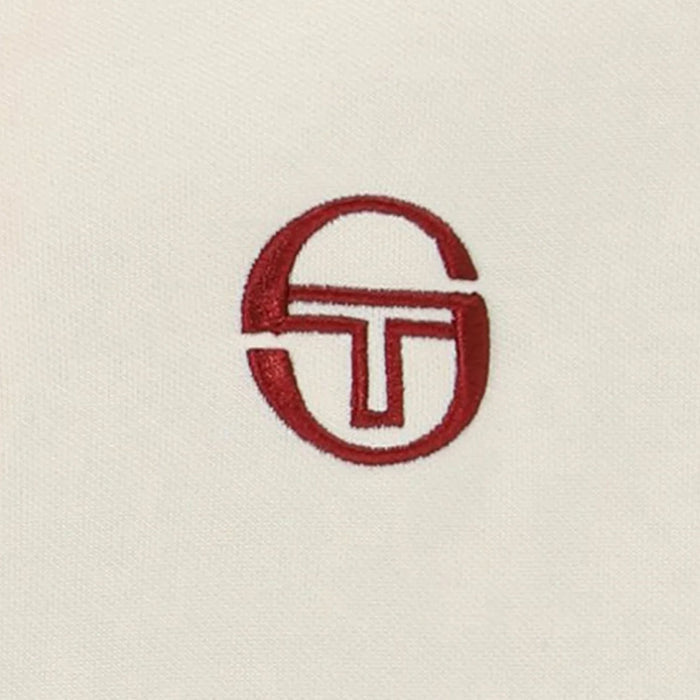 Sergio Tacchini x Stuarts x Stuarts Orion Track Top - Buttercream/Merlot