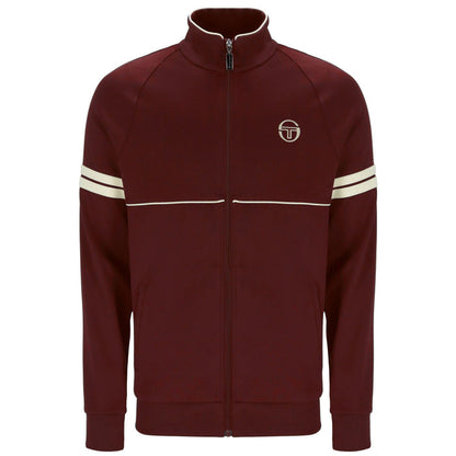 Sergio Tacchini x Stuarts x Stuarts Orion Track Top - Merlot/Buttercream