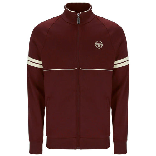Sergio Tacchini x Stuarts x Stuarts Orion Track Top - Merlot/Buttercream