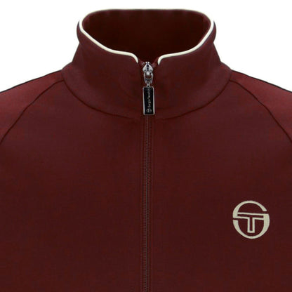 Sergio Tacchini x Stuarts x Stuarts Orion Track Top - Merlot/Buttercream
