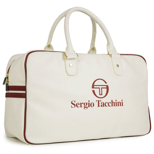 Sergio Tacchini x Stuarts x Stuarts Railton Holdall - Buttercream/Merlot