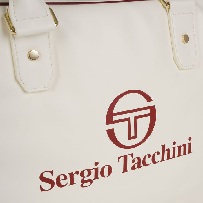 Sergio Tacchini x Stuarts x Stuarts Railton Holdall - Buttercream/Merlot