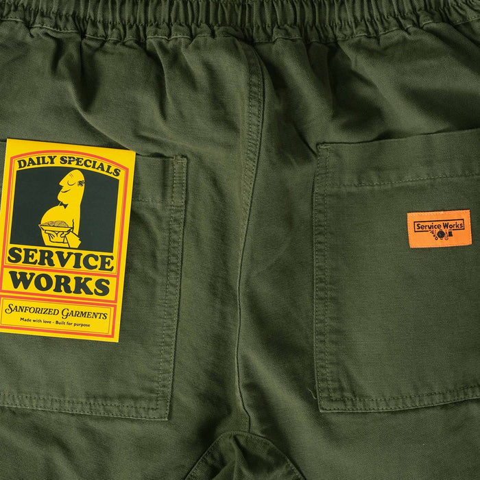 Service Works Classic Chef Pants - Olive