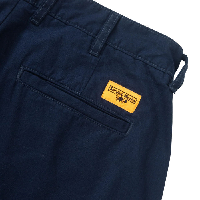 Service Works Twill Part Timer Shorts - Dark Navy