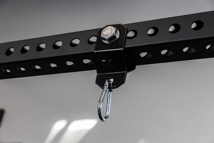 The REP Fitness Shackle attached to a PR-5000 crossmember