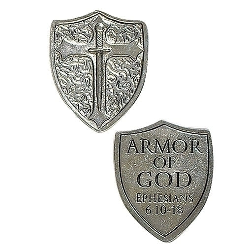 Shield Token 1.25"H