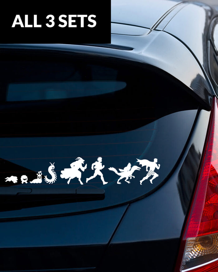 Silhouettes Decal (White)