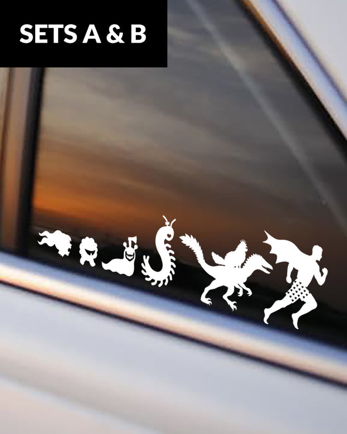 Silhouettes Decal (White)
