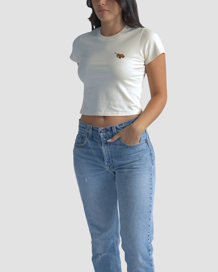 Sloth Women's Crop - Follow Your Legend