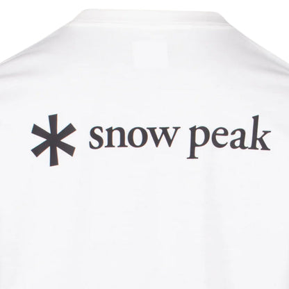 Snow Peak Back Printed Logo T-Shirt - Off White