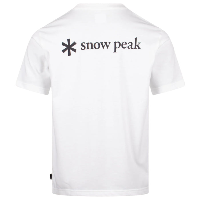 Snow Peak Back Printed Logo T-Shirt - Off White