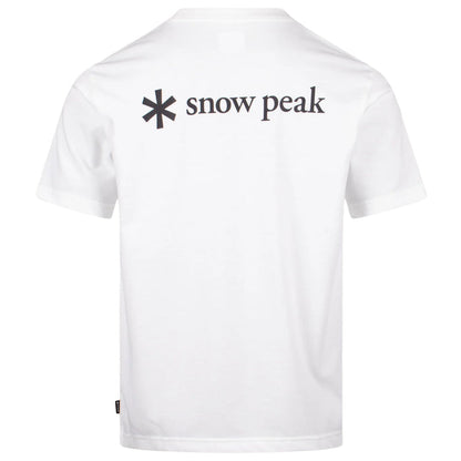 Snow Peak Back Printed Logo T-Shirt - Off White