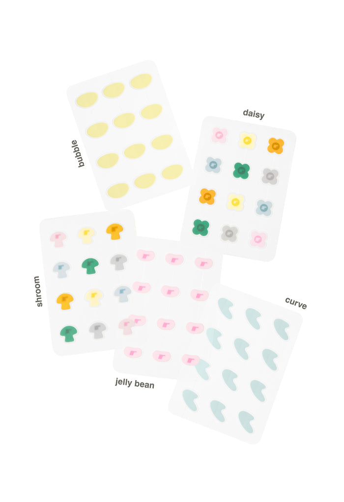 spotwear shroom, bubble, daisy, jelly bean, curve