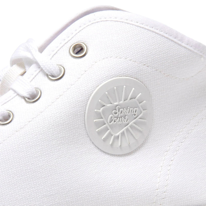 Spring Court Classic B2 Canvas Shoe - White