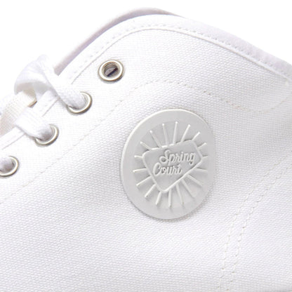 Spring Court Classic B2 Canvas Shoe - White