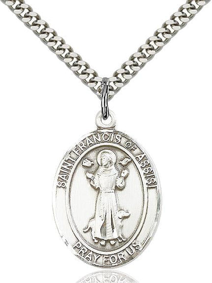 St. Francis of Assisi Medal & Chain | Gold Filled & Sterling Silver